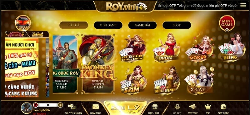 Royvin - Cổng game bài đổi thưởng an toàn và uy tín nhất trên thị trường hiện nay