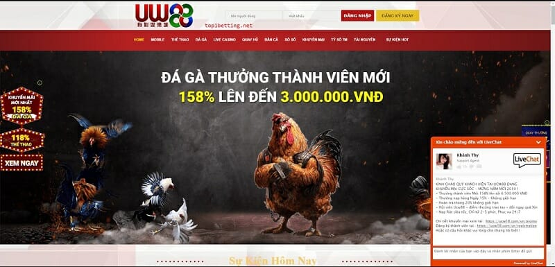 UCW88 - Nhà cái có tốc độ nạp rút nhanh nhất trên thị trường cá cược tại Việt Nam